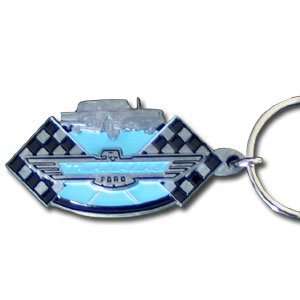  Ford Thunderbird Premium Pewter Keychain: Automotive