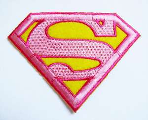 SUPERGIRL SUPERWOMAN IRON ON PATCH/TRANSFER FANCY DRESS  