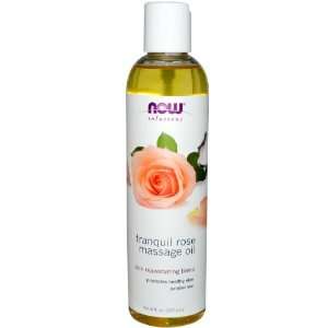  Tranquil Rose Massage Oil   8 oz   Dropper Health 