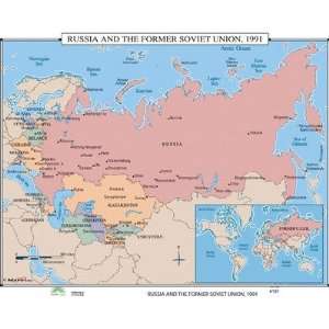  World History Wall Maps   Russia & the Former Soviet Union 