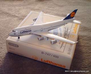 Schabak 921/1 LUFTHANSA Boeing B747 Diecast Airplane 1600 Scale NM 