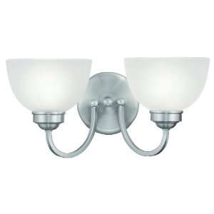  Livex Lighting 4232 91 2 Light Bathroom Fixture Brushed 