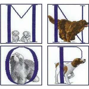  Alpha Dogs IV (M P)   Cross Stitch Pattern Arts, Crafts 