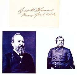 SIGNED: President James Abram Garfield and Major General George Henry 