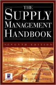 The Supply Mangement Handbook, 7th Ed, (0071445137), Joseph Cavinato 