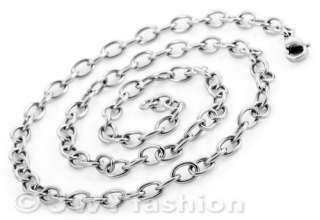 Material: Stainless Steel Necklace Width Size: 3.0mm,4.3mm,5.0mm,5.6mm 