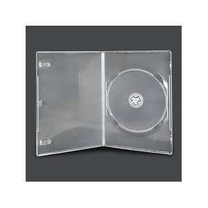  Clear Slim DVD Cases 7mm Single Disc Load for Cd DVD Media 