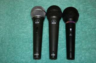 microphones AKG D790 & D590S & Audio Technica Digital Reference 