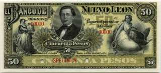 M437s El Banco de Nuevo Leon 50 Pesos UNC #1592  