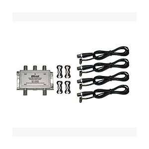  Pixel SR 4 Amplified 4 Way Splitter Kit Electronics