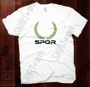 SPQR WREATH T Shirt rome total war roman empire 0427  