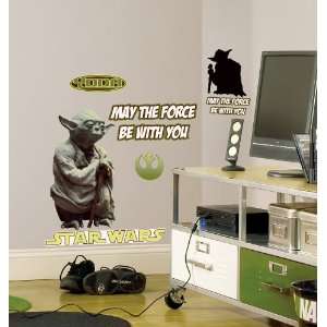  Star Wars Yoda Giant Peel & Stick Applique Everything 