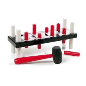  BRIO Pounding Bench Red and Yellow Colors Only: Toys 