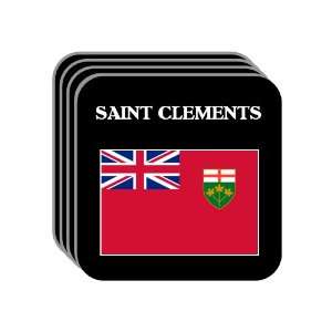  Ontario   SAINT CLEMENTS Set of 4 Mini Mousepad Coasters 