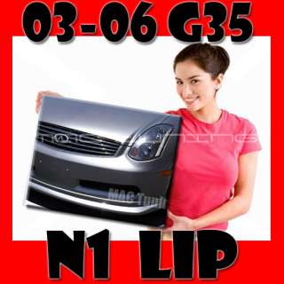 03 06 INFINITI G35 Coupe ILLUSION N1 Front Lip Spoiler (Urethane 