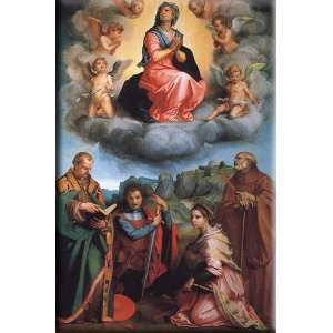   Saints 11x16 Streched Canvas Art by Sarto, Andrea del: Home & Kitchen