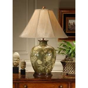  WW46389 Wildwood *Creamy Flowers Lamp