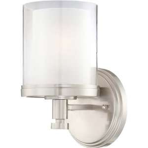  Nuvo 60/4641 Decker Brushed Nickel One Light Vanity: Home 