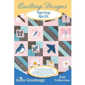  Anita Goodesign Spring Quilt Embroidery Designs: Arts 