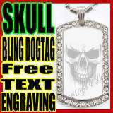 Custom Skull (& Punisher, Zero) Necklace Pendant Dogtag  