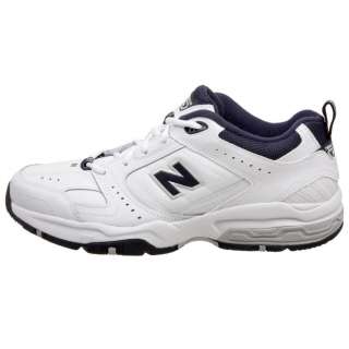 New Balance Mens 608 Training Shoe/Sneaker White/Navy  