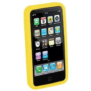   Yellow Silicone Skin Case for iPhone 4G 4GS Cell Phones & Accessories