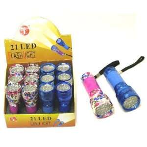  12  21 LED Bulb Flower Flashlight (#FL30722FDS) 