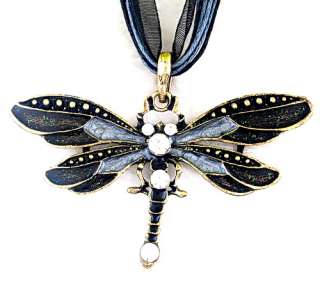 W15198 dragonfly alloy pendant necklace 6pcs+string Rinhoo jewelery 