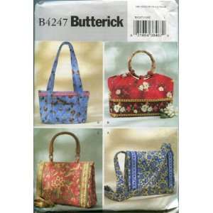  Butterick Sewing Pattern B4247 Handbags in Four Styles 