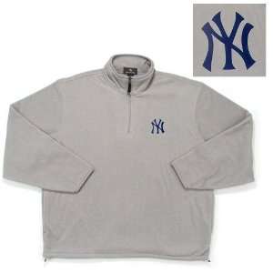   Yankees Fleece   Glacier Pullover Sweatshirt (Heather Grey) Sports