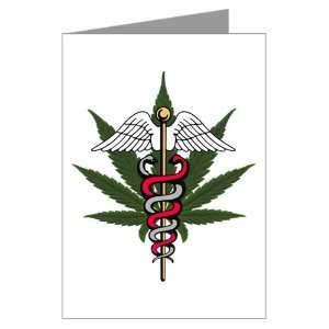  Greeting Card Medical Marijuana Symbol: Everything Else