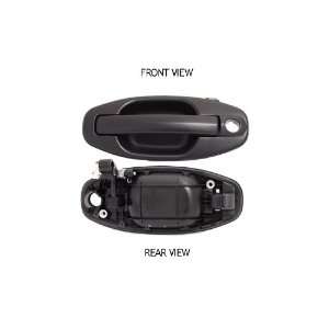 Hyundai Santa Fe Black Outside Front Driver Side Replacement Door 