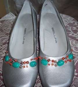 Bellini Silver Shoe  Size 10M  
