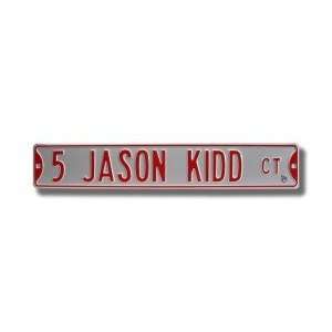    New Jersey Nets Jason Kidd Court Street Sign: Sports & Outdoors