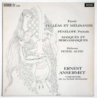 SXL 2303 ANSERMET Faure Debussy Orig uk decca WBg LP  