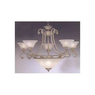 Designers Fountain 5478 FS Medici Chandelier Florentine Sand 35 1/2 w 