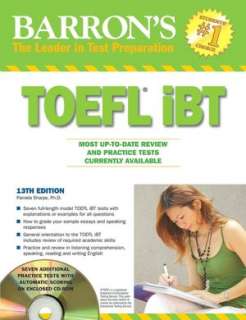 Barrons TOEFL iBT with CD ROM