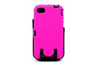   Explorer Extended Duty Case With Holster for iPhone 4 4G Pink / Black