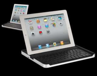 New Logitech ZAGG Keyboard Case for Apple iPad 2 Silver 097855078803 