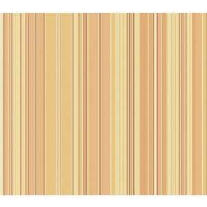  allen + roth Orange And Yellow Stripe Wallpaper LW1340086 
