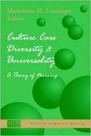 Culture Care Diversity and Universality: A Theory of Nursing 