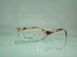 DOLCE GABBANA RIMLESS D&G 1158 B 295 Eyeglasses Frames SIZE 53