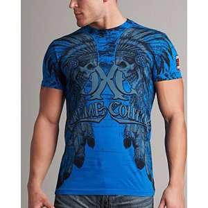  Xtreme Couture Blue Native T Shirt: Sports & Outdoors