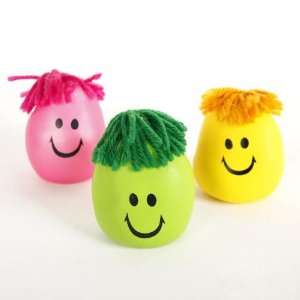   of Smile Face Relaxable Balls, Squeezable Handballs: Office Products