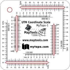  Pocket Sized UTM Slots for My Topo Maps: Sports & Outdoors