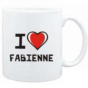  Mug White I love Fabienne  Female Names: Sports 