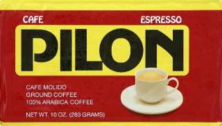 CAFE PILON Espresso 100% Arabica Coffee 10 Ounce  