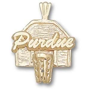  Purdue University Purdue Backboard Pendant (Gold Plated 