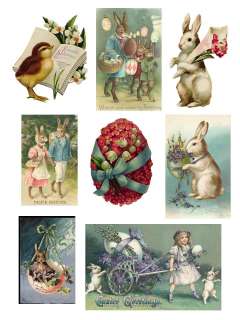 Vintage Easter Cards CD ~ Over 500 Rare Images  