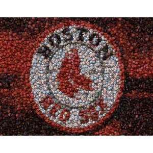   19X13 Boston Red Sox bottlecap mosaic print: Everything Else